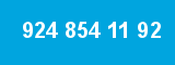 924 854 11 92 924 854 11 92